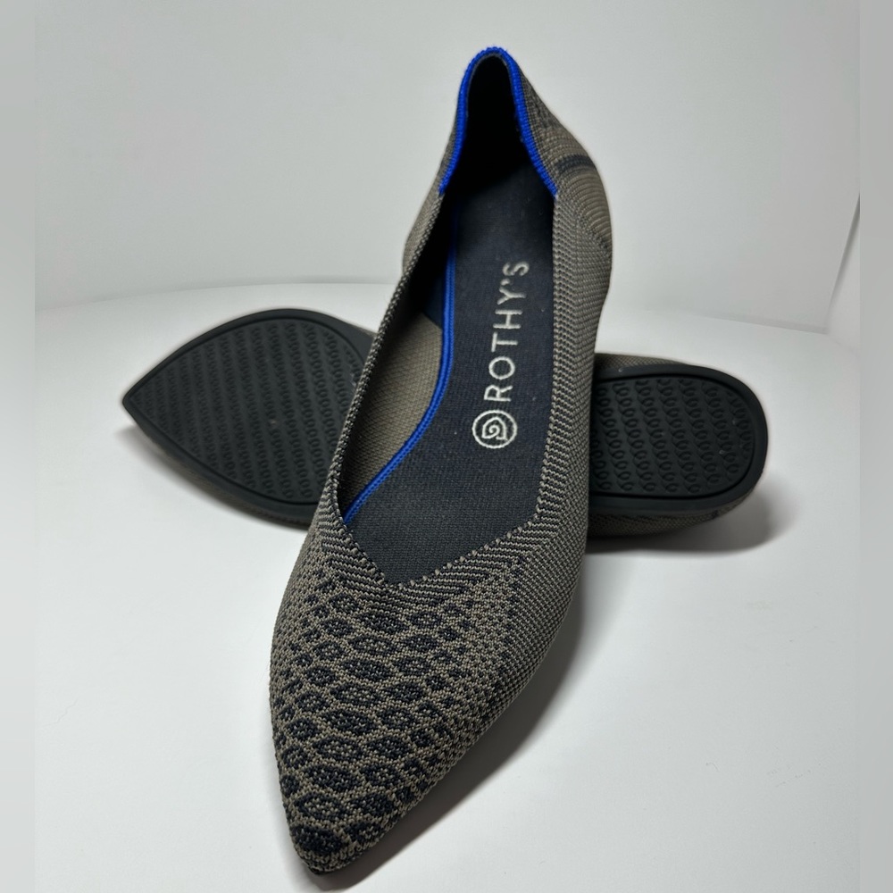 Rothy's Rare Walnut Python Point Flats - image 4